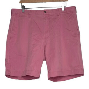 Polo Ralph Lauren men's 36 shorts pink w/blue‎ pony stretch classic fit 9"